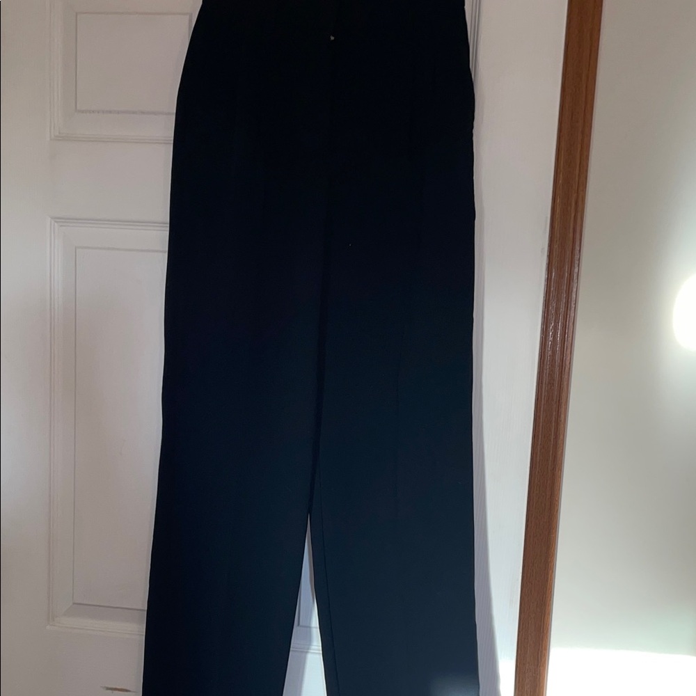 Wilfred Elegant Black Wide Leg Trousers